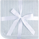Cable Knit Blanket Pink