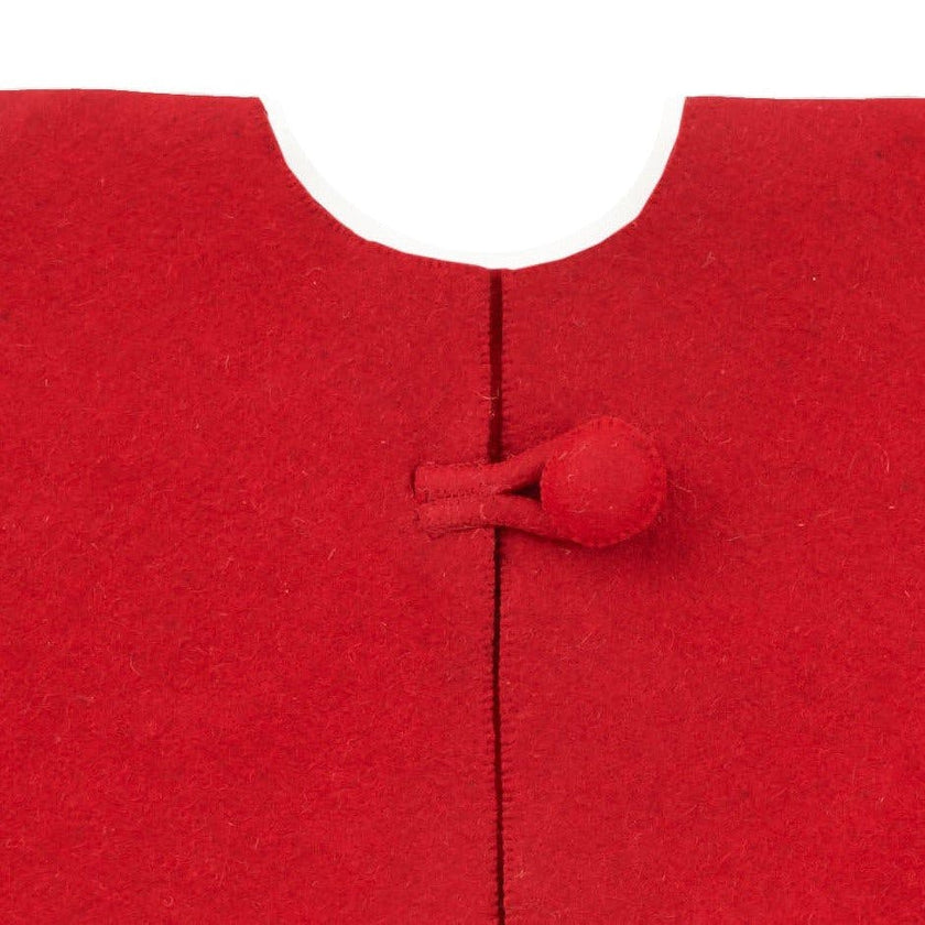 Handmade Candy Canes Red Felt Christmas Tree Skirt Felt 60"