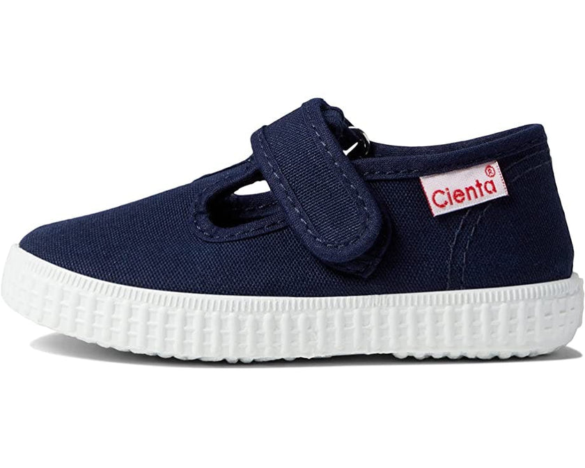 Cienta 50000.77 Navy Velcro T- Strap