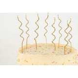 Gold Swirly Candles