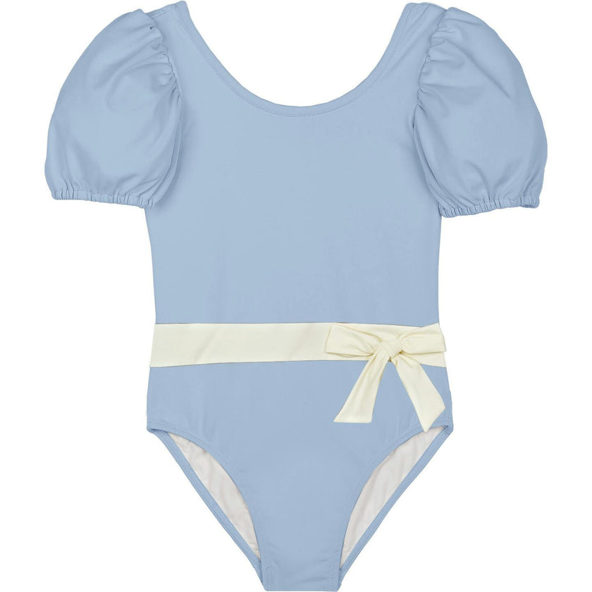 Mipounet SS26 Alba, Swimwear Ecru Blue Sky