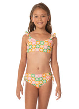 Maaji Tropical Tiles Mango Girls Bikini Set