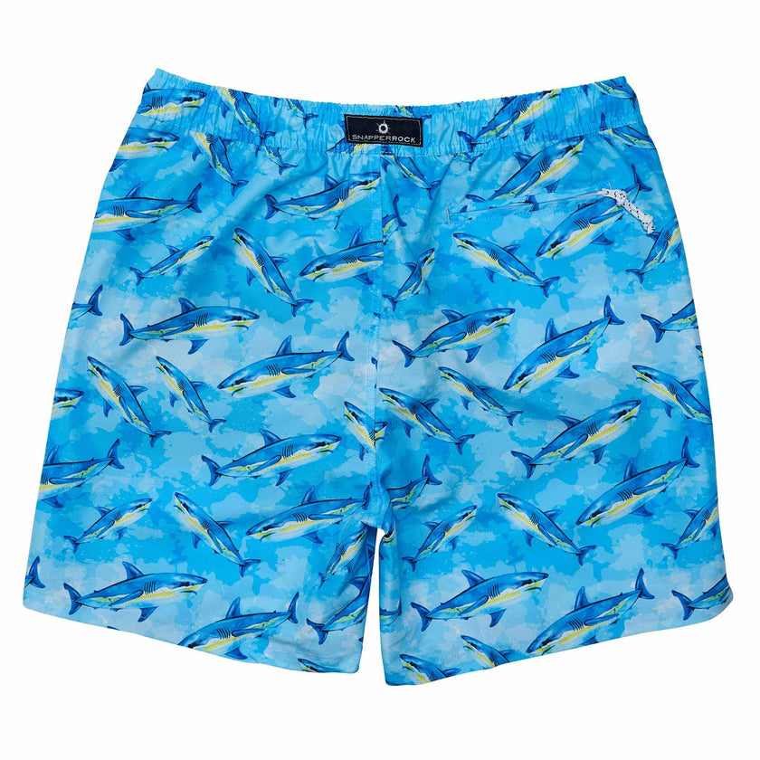 Men's Sustainable Comfort Lined Drawstring Swim Short