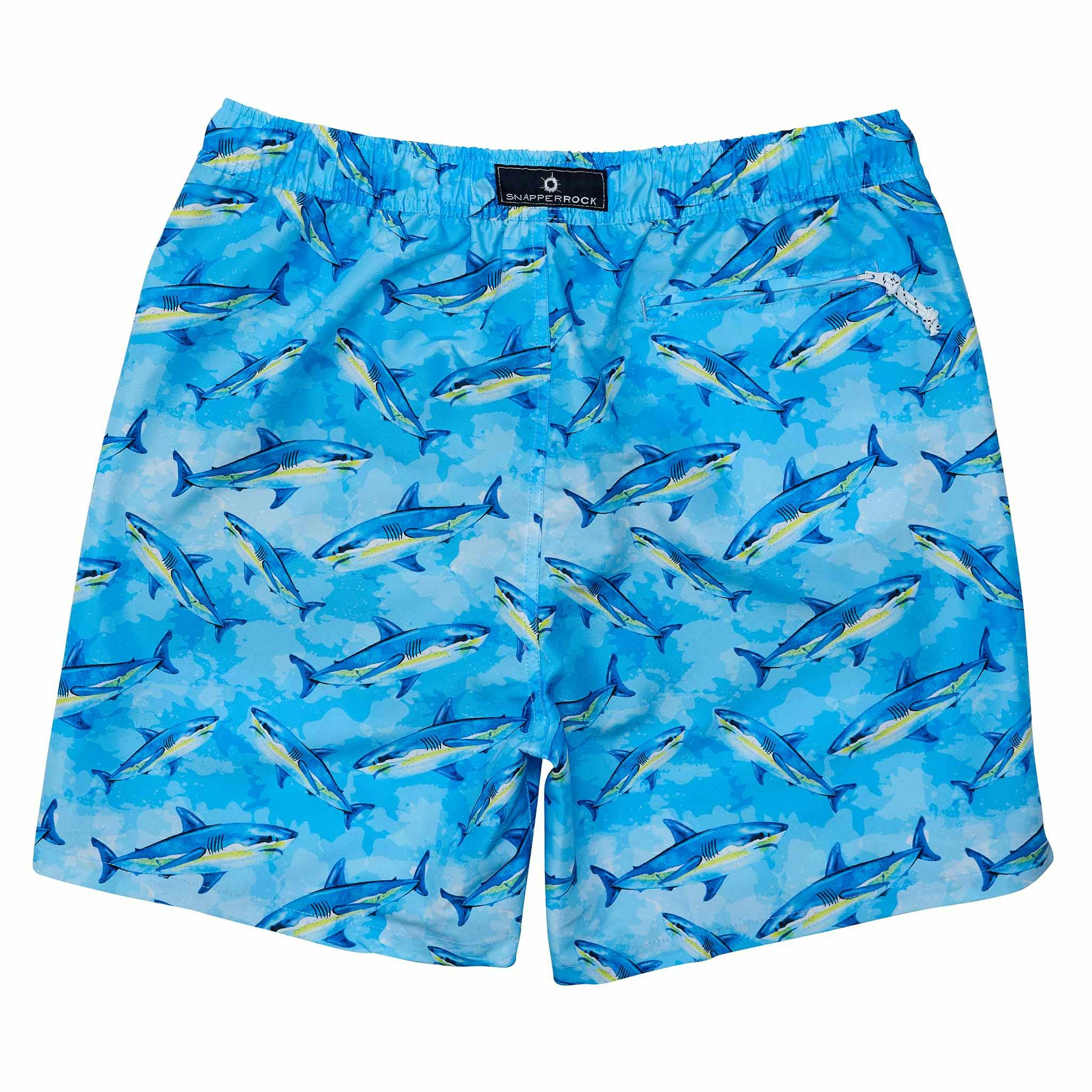 Men's Sustainable Comfort Lined Drawstring Swim Short