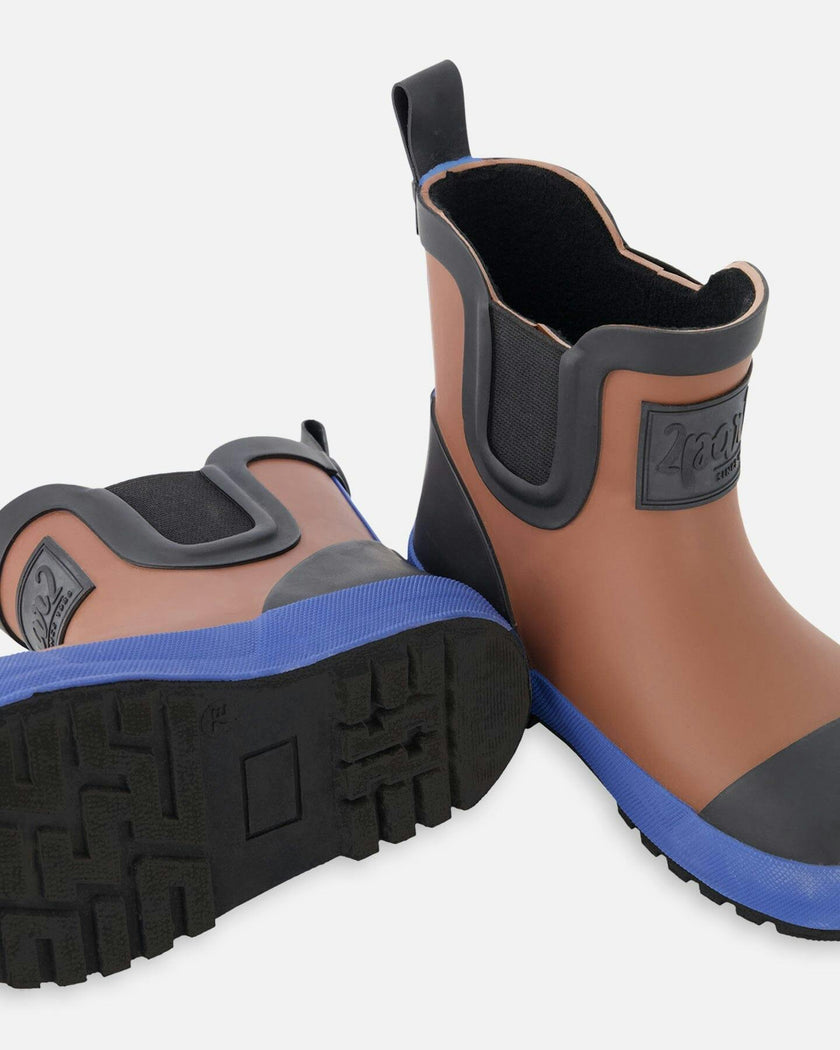 Short Rain Boots In Natural Rubber
