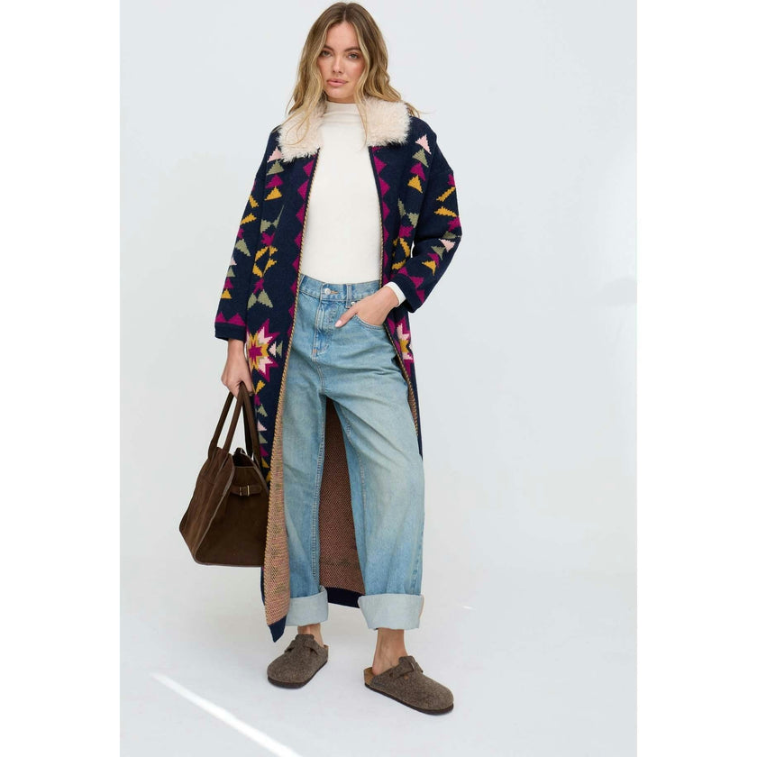Penny Wide Leg Embroidered Trouser