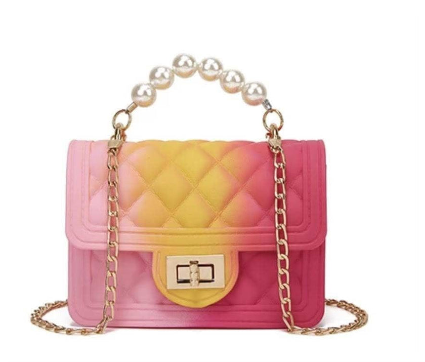 Mini Tie Dye Coco & Pearls Purse