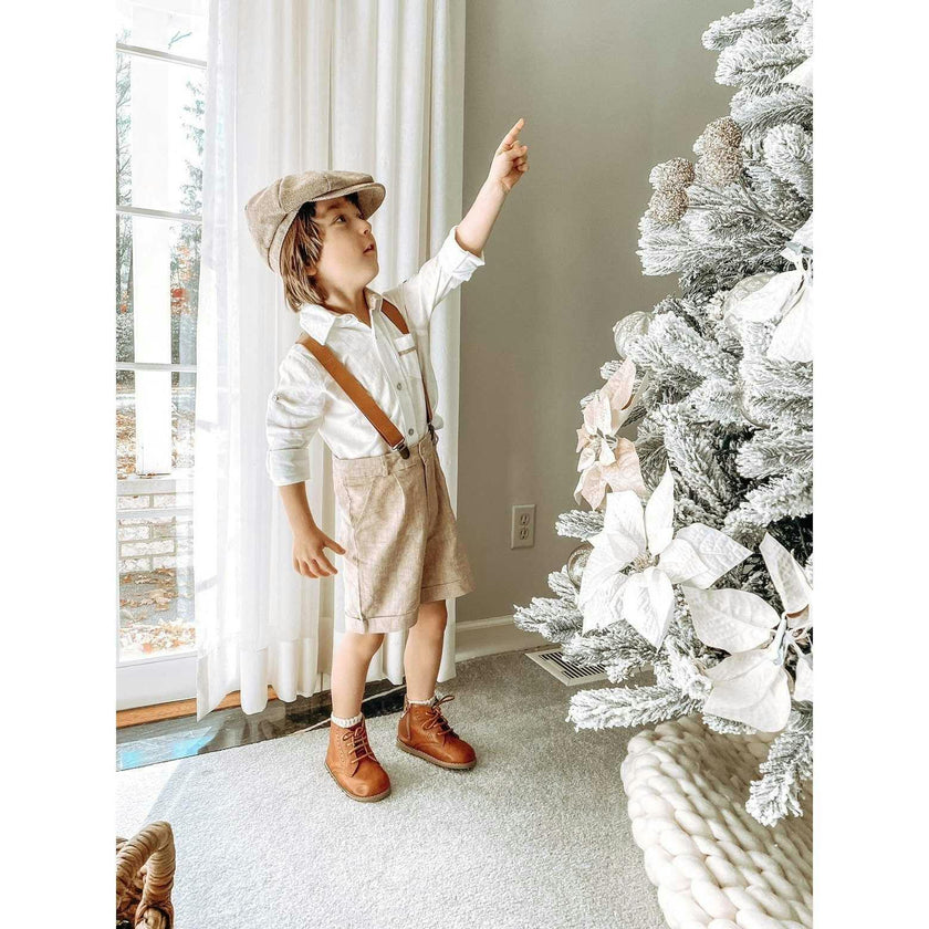 Ashton Linen Top and Shorts Set