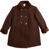 Traditional Double Breasted Coat in Brown (12mths-10yrs)