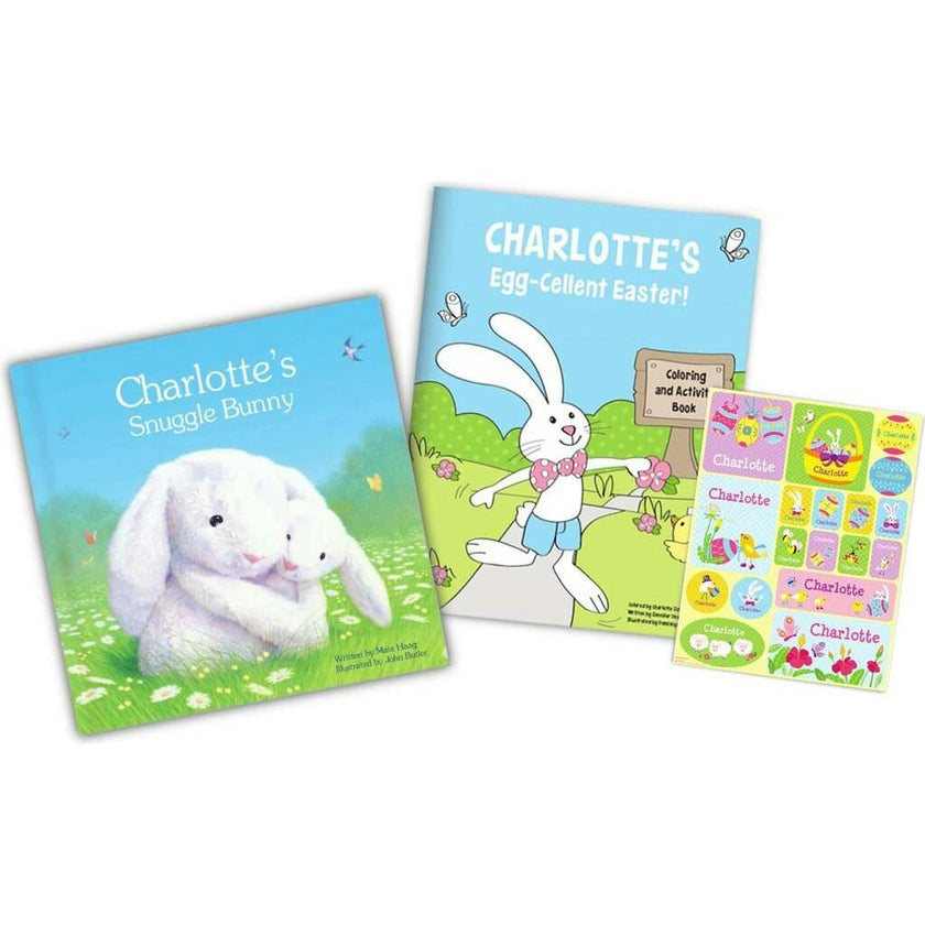 Easter Coloring Book, Sticker and Personalized Gift Set