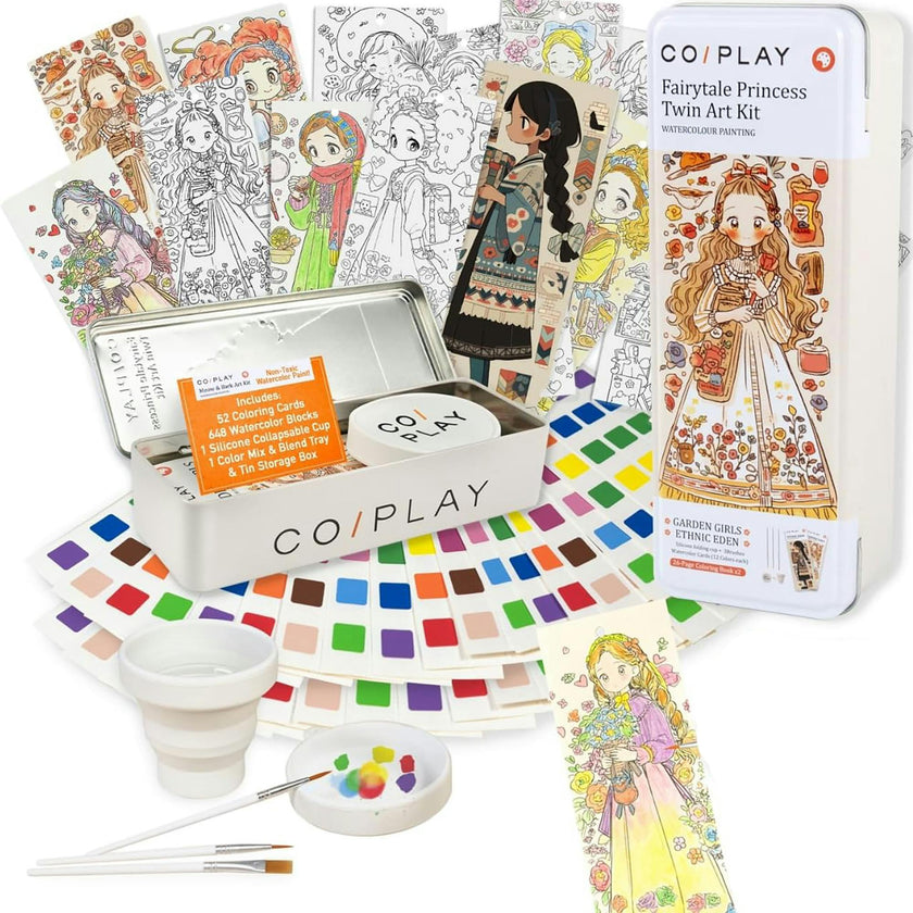 COIPLAY: Watercolor Art Kit - Fairytale Princess