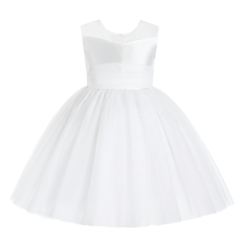 White Hazel Tulle Party Dress