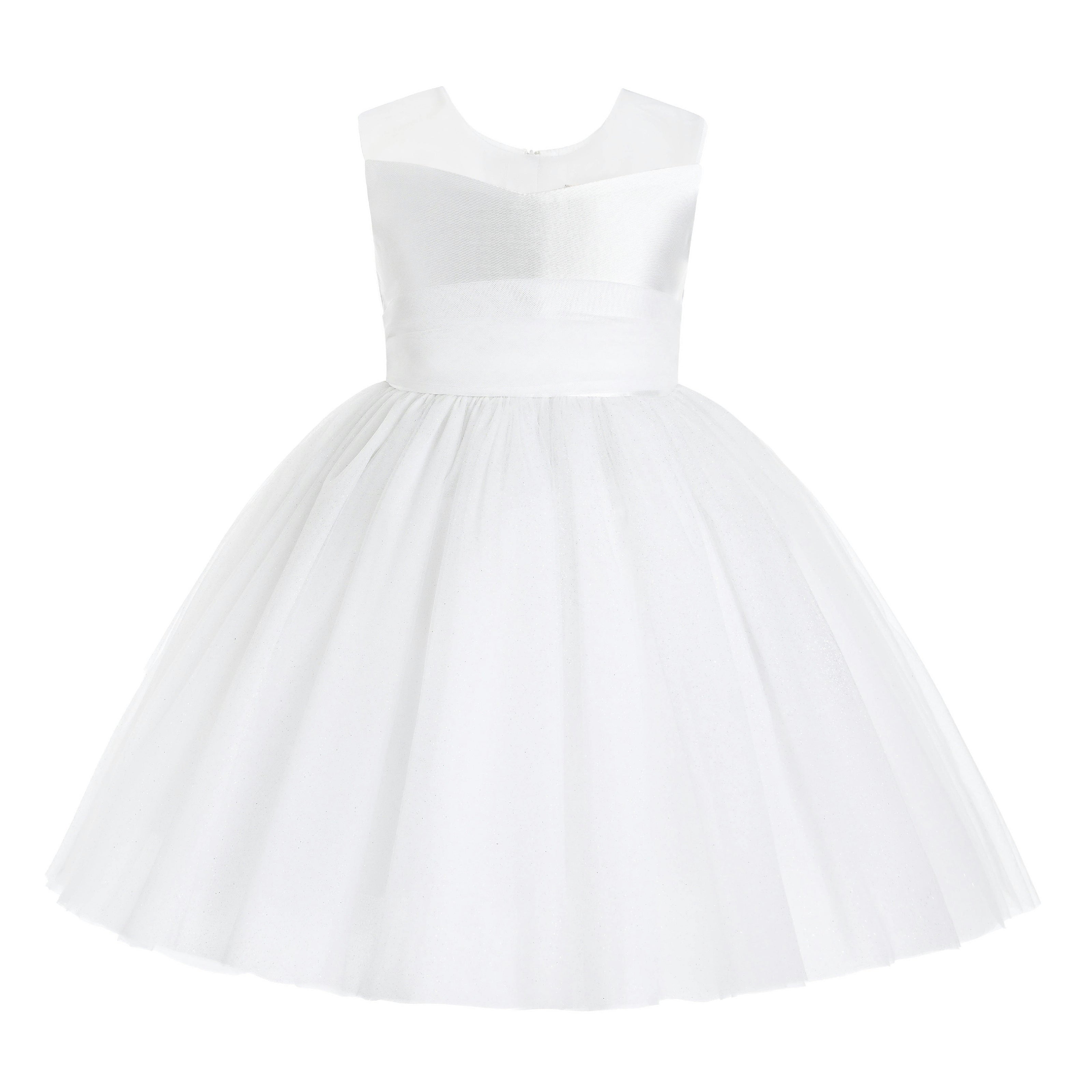 White Hazel Tulle Party Dress