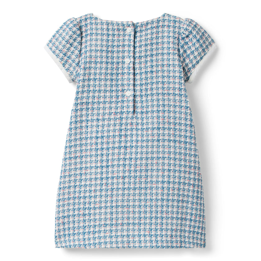 The Tweed Bow Dress, multicolor