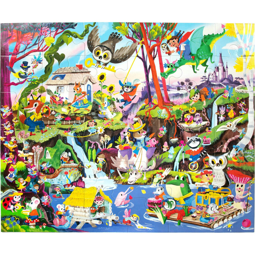 Giant Puzzle: Fairies & Tales - 36 pc