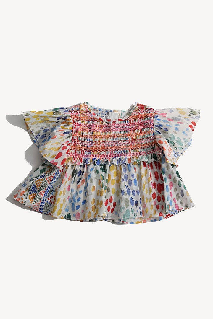 BABY SOFIA SMOCKED BLOUSE