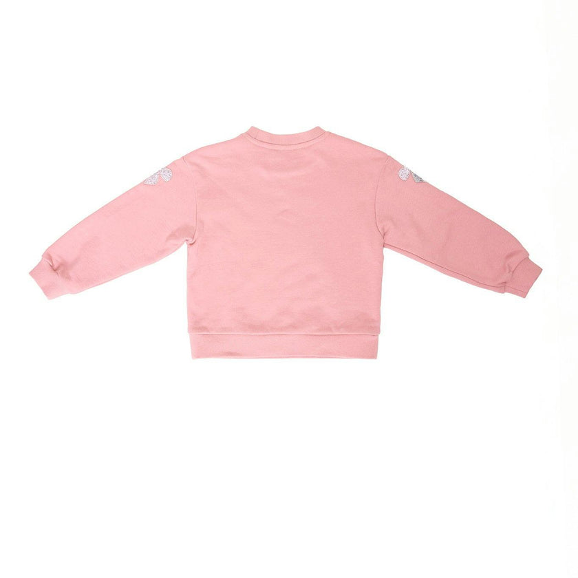 Mini Micah Crew Neck Sweatshirt in Pink & Bows