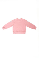 Mini Micah Crew Neck Sweatshirt in Pink & Bows