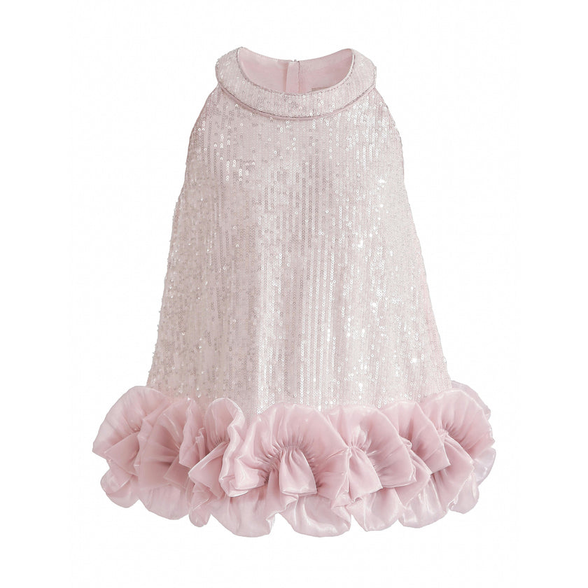 Light Pink Ameliora Ruffle Skirt Set