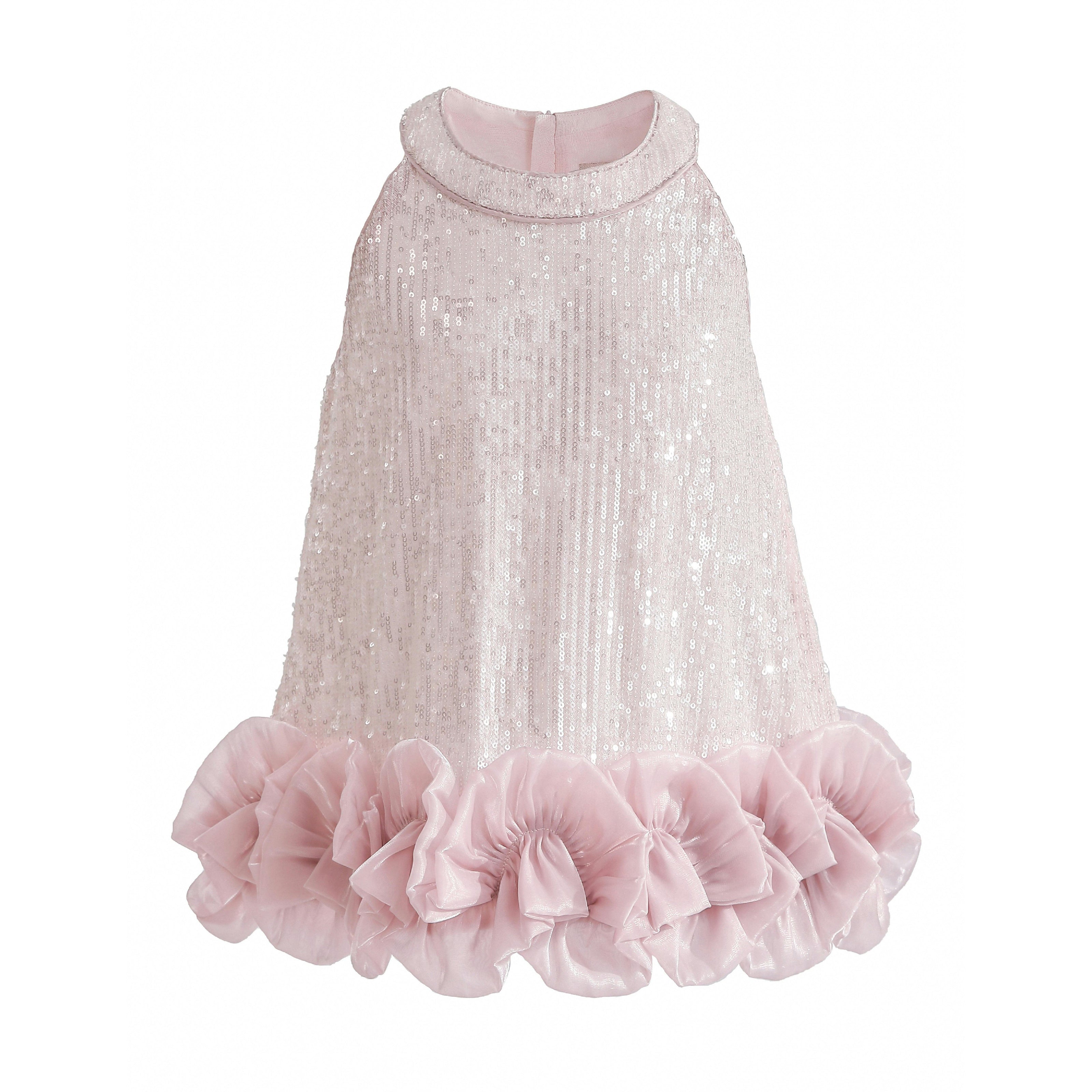 Light Pink Ameliora Ruffle Skirt Set