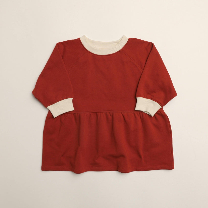 Kelsey Dress in Clay Red