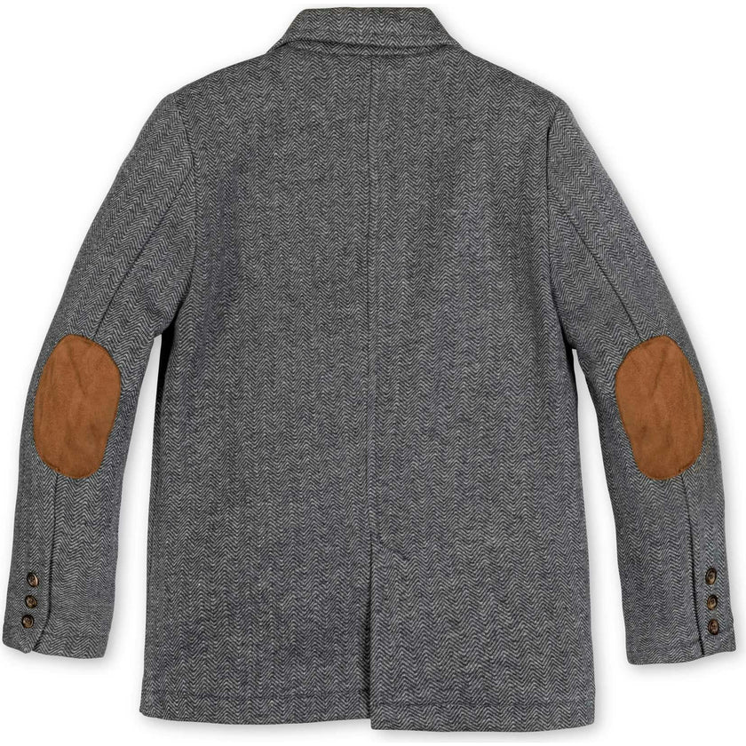 Fleece Suit Blazer Made with Organic Cotton, Grey