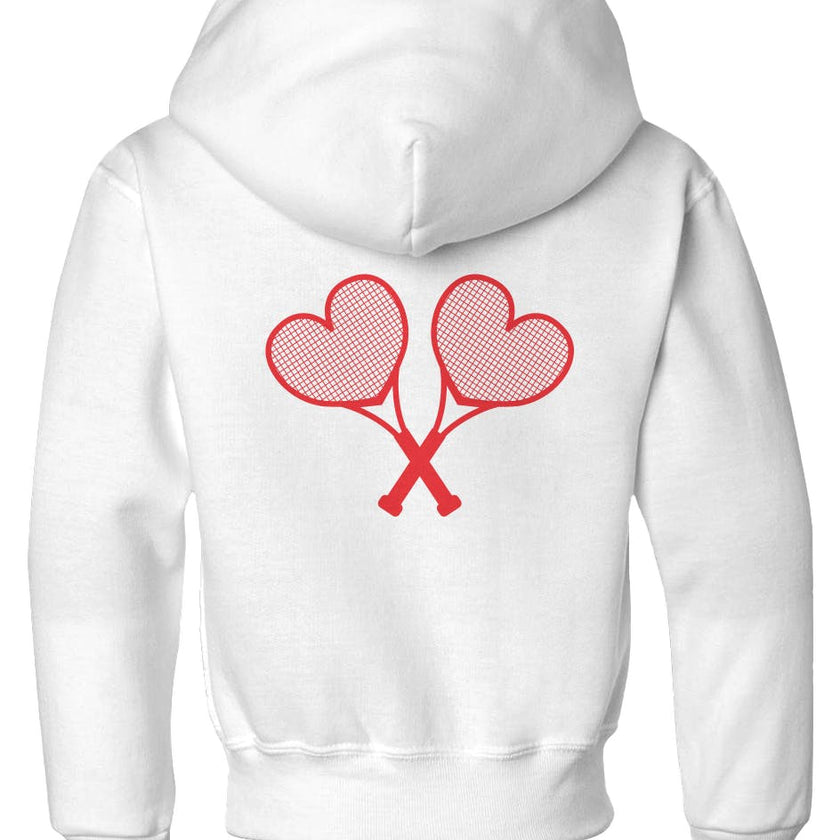 Love All Tennis Kids Hooded Sweatshirt
