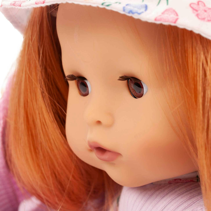 Maxy Aquini 16.5" All Vinyl Bath Baby Doll with Red Hair to Wash and Style