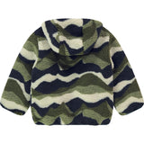 Reversible Fuzzy Sherpa Camo Winter Jacket