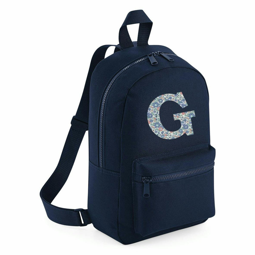 Liberty of London Personalised Mini Backpack - Navy