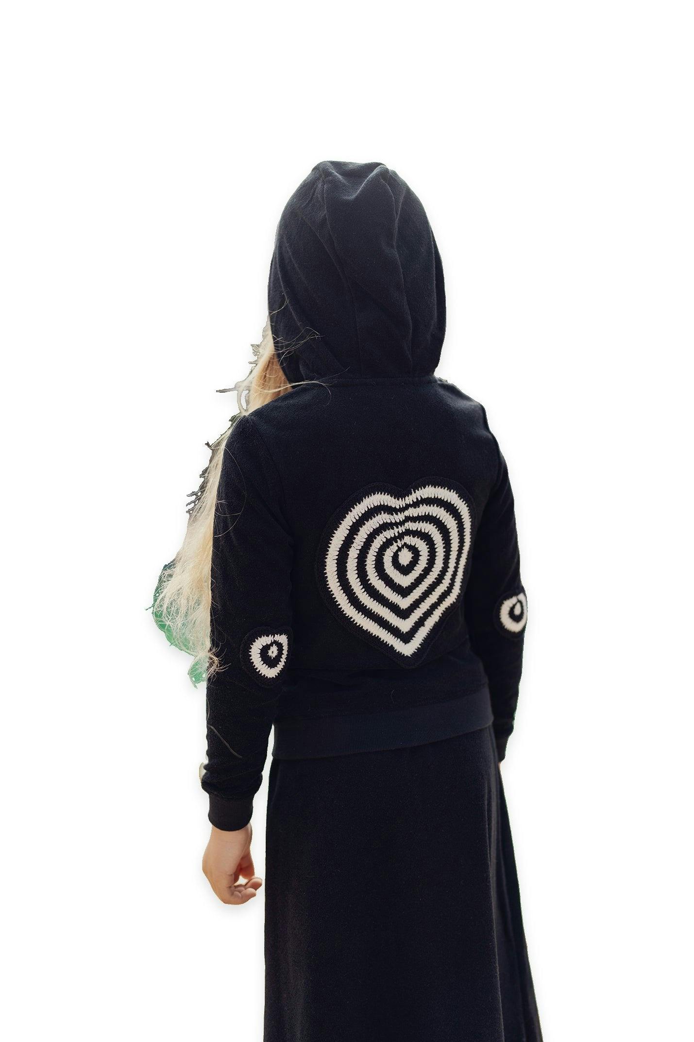 Heart and Star Crochet Terry 2Pc Set