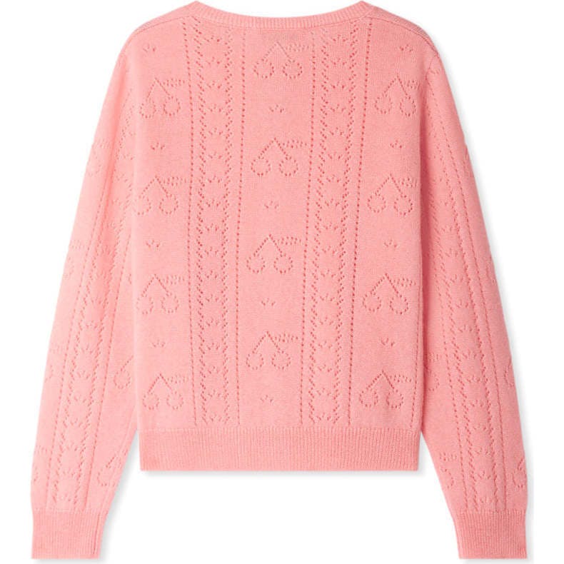 BONPOINT Josiane Cashmere Cardigan - Rose Bonbon