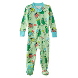 CRUZ Snug-fit Footed Baby Boys Pajamas