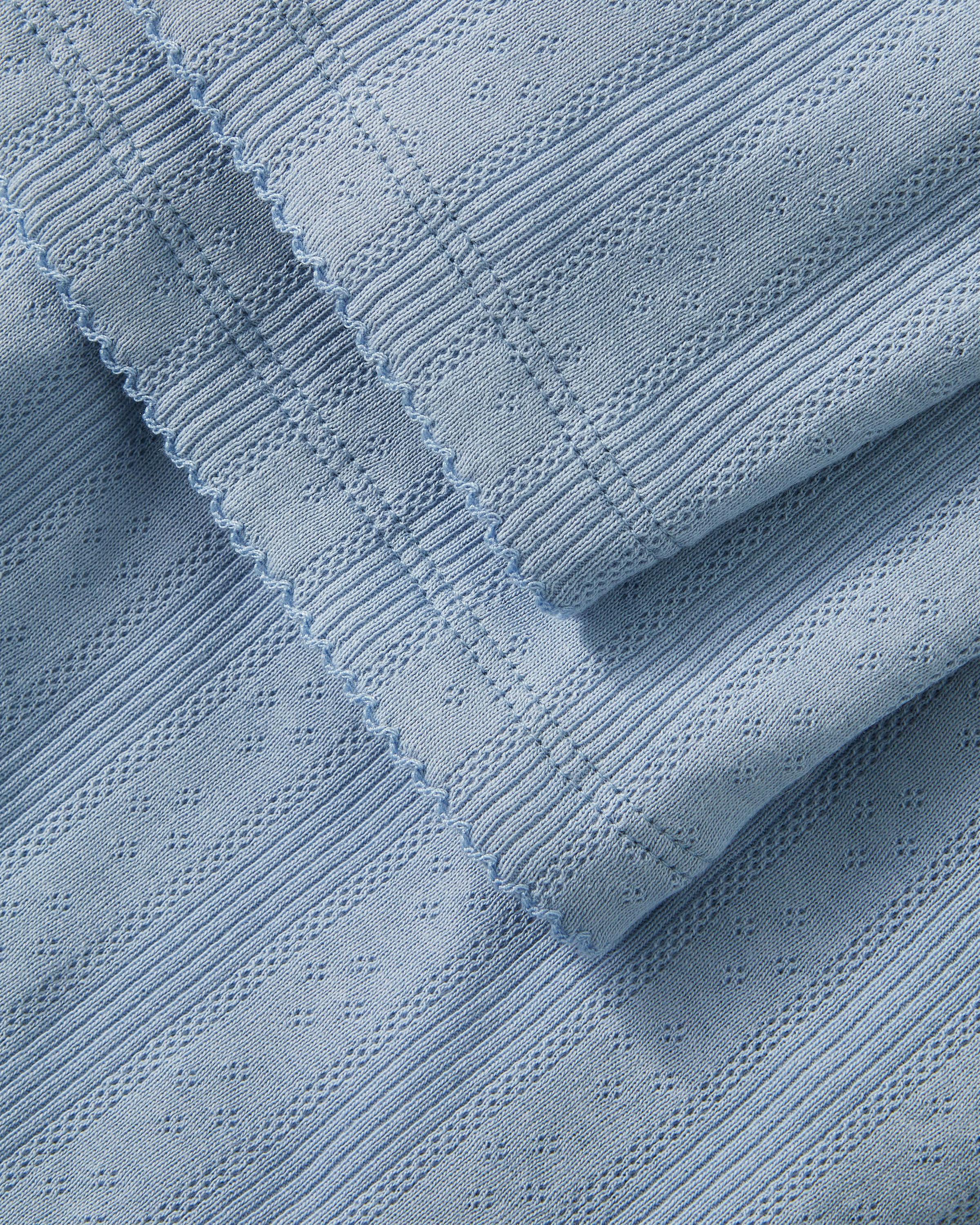 Women's Pointelle Pant in Periwinkle