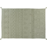 Tribu Washable Rug, Green