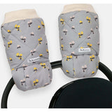 Floral Print Stroller-Handle-Attachable Warmmuffs