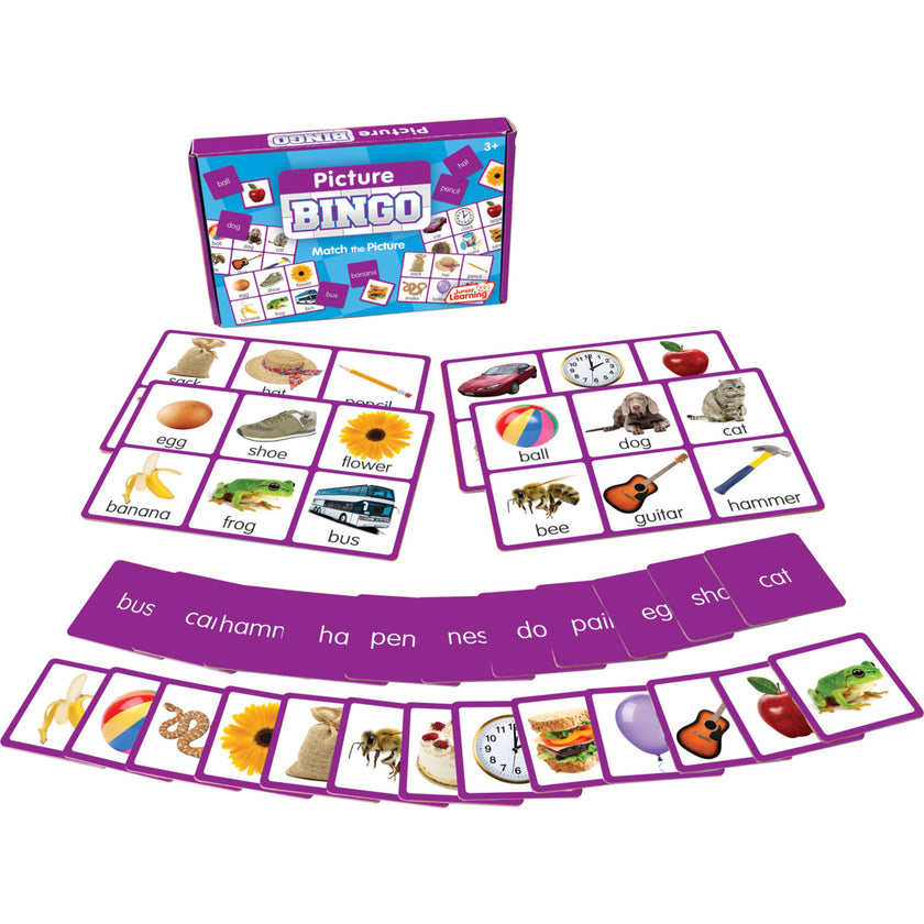 Picture Bingo for Ages 3-4 Pre Kindergarten Learning