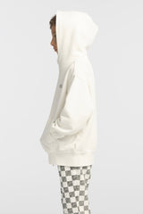 Relaxed Cotton Hoodie With Print
