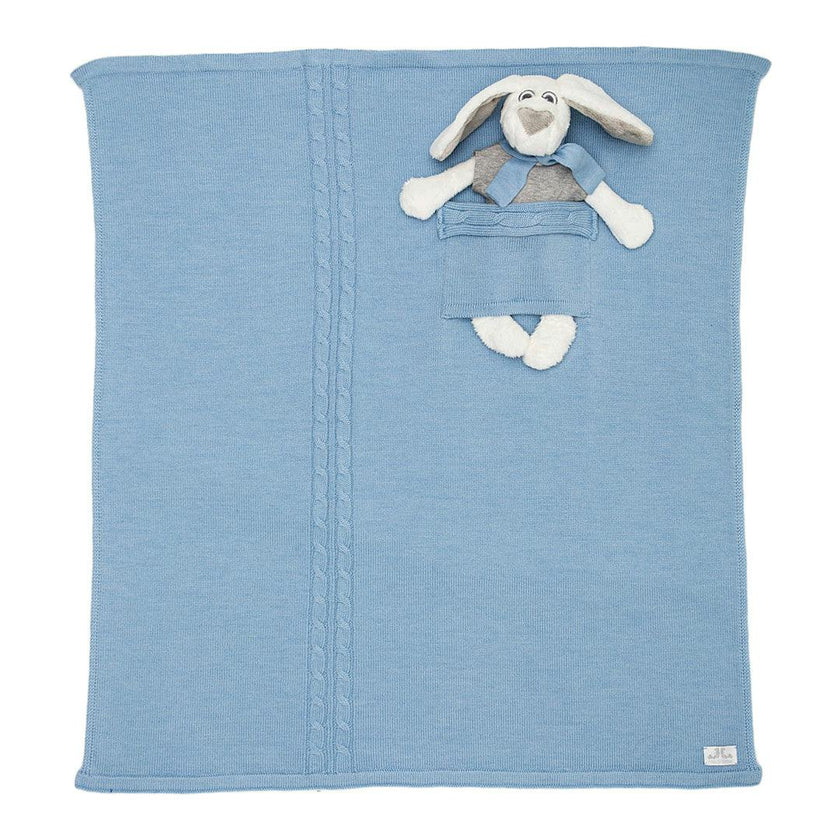 Milo & Lilirose Knitted Baby Blanket Set