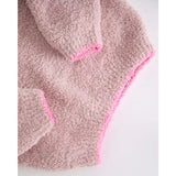 Boxy Piped Sweater