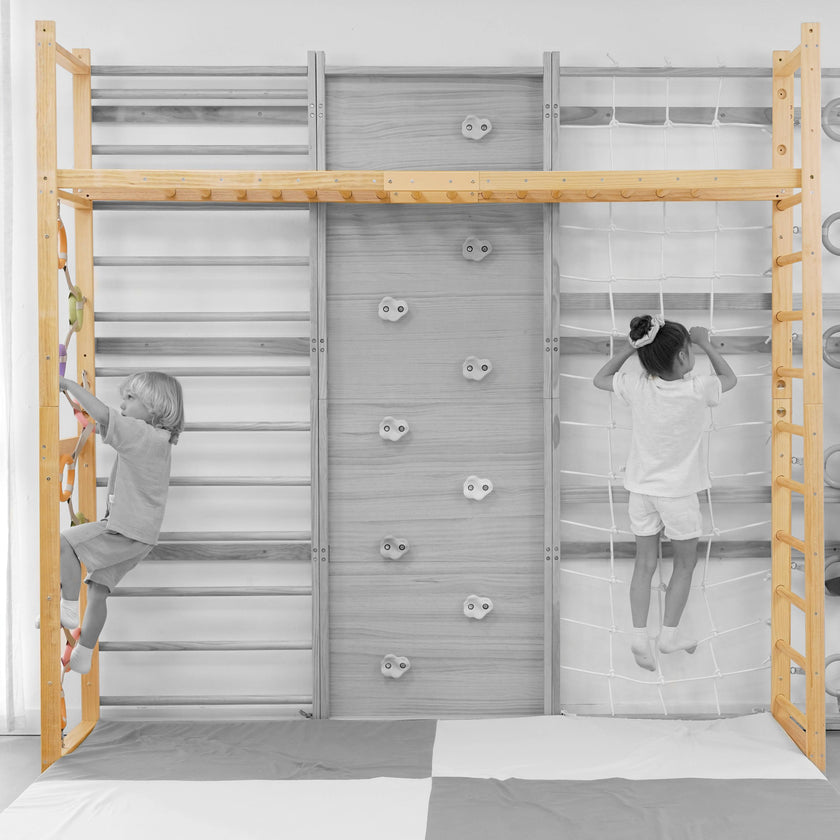 Monkey Bar Attachment – For 95 Inch MODULAR Walnut Swedish Ladder