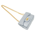Classic Quilted Sparkle Mini Handbag