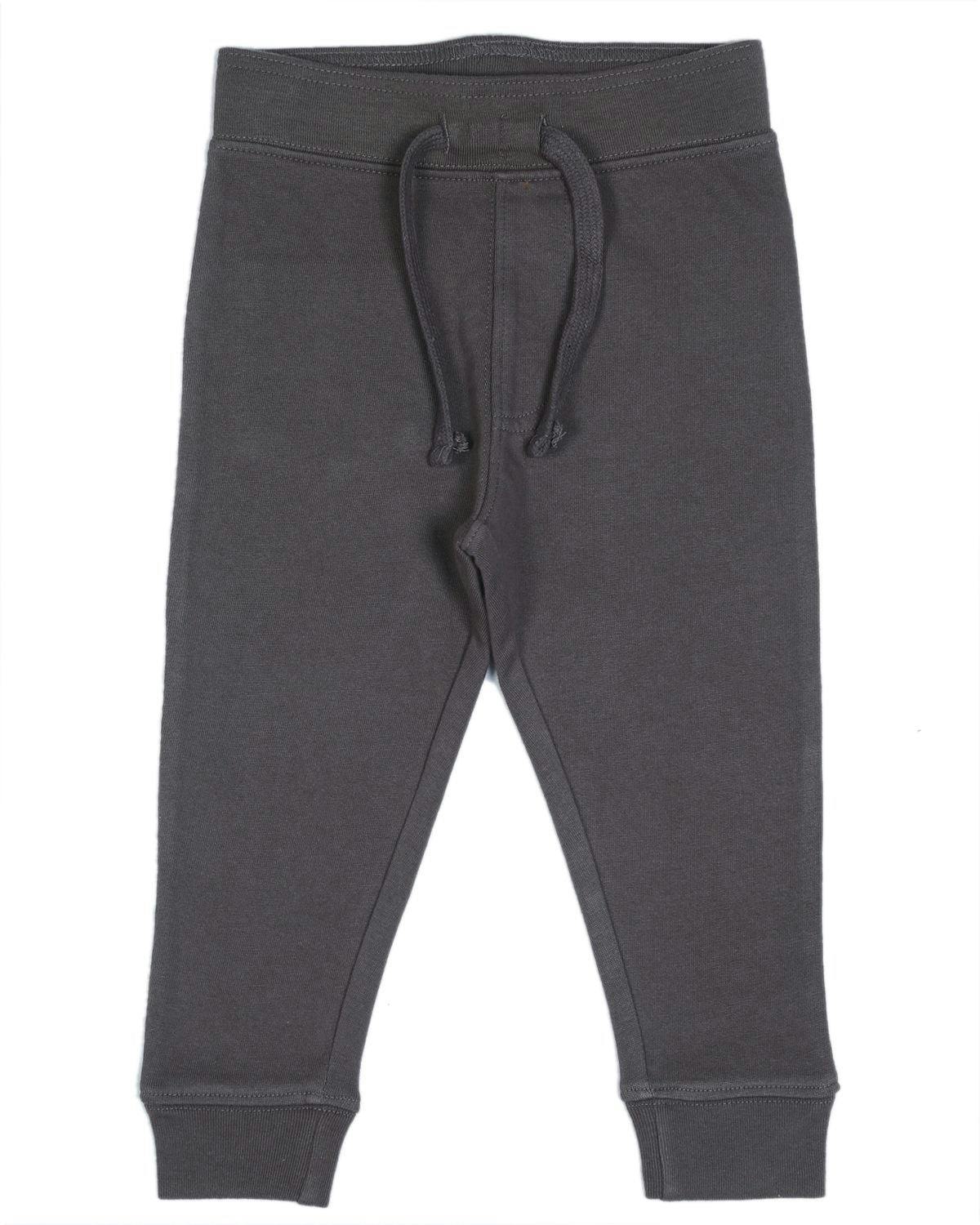 Kids Fleece Lined Jogger Pants - Coal