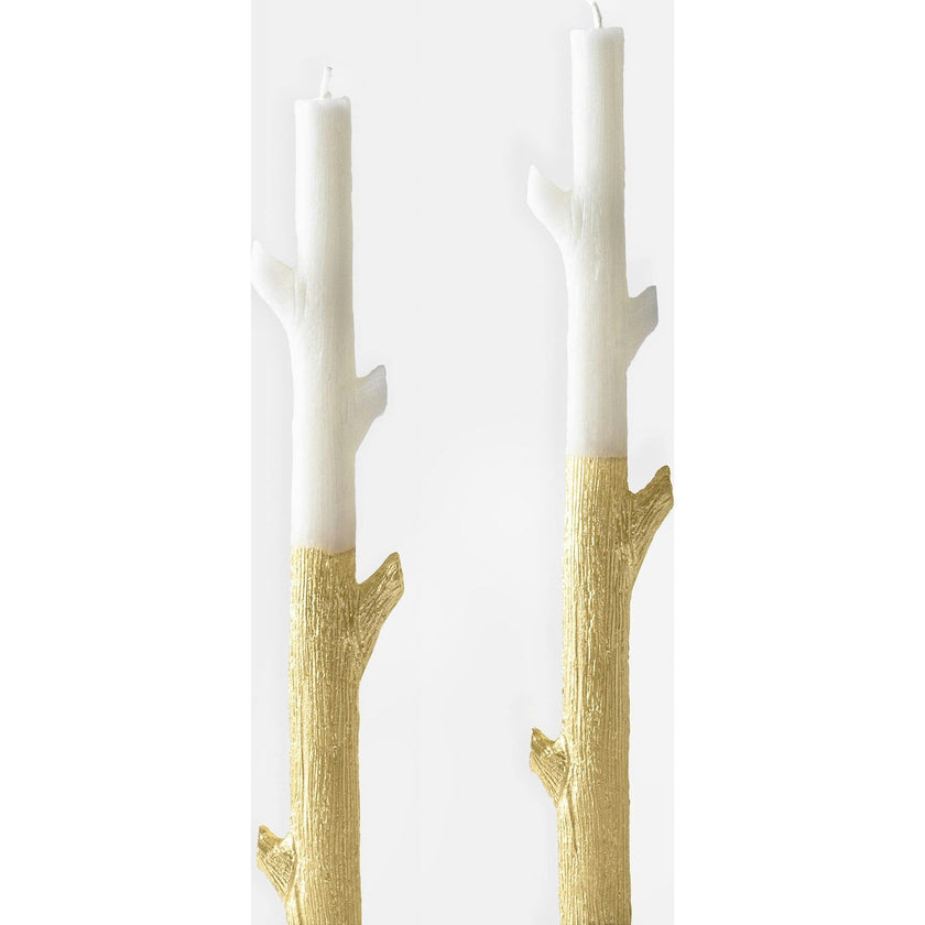Gold Dipped Stick Candles