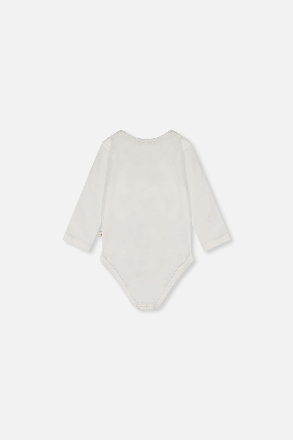 Organic Cotton Onesie Off-White