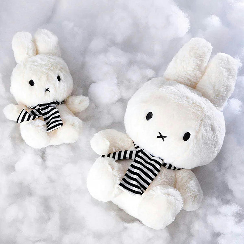 Plush MIFFY WITH SCARF White 13"