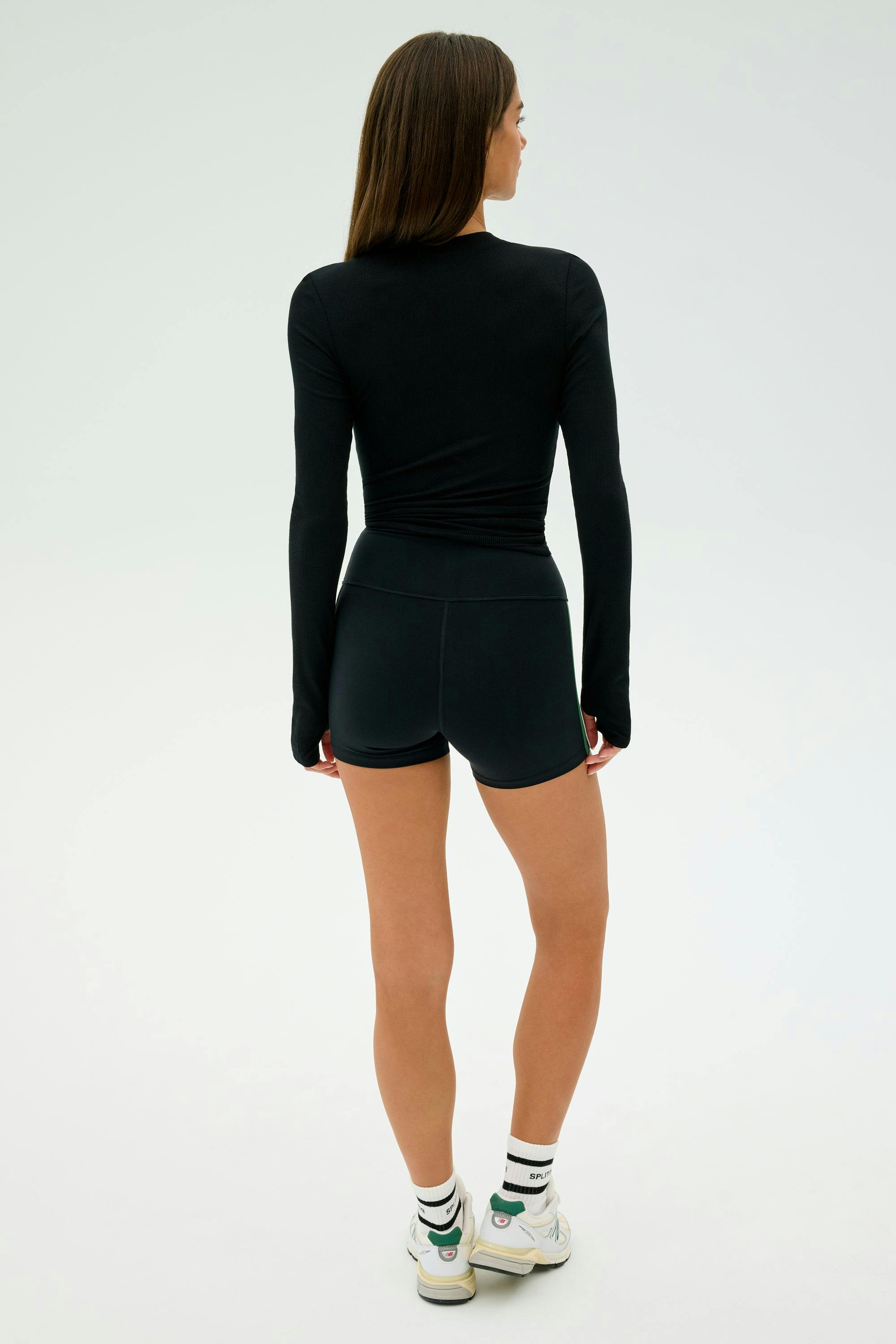 Louise Rib Long Sleeve - Black