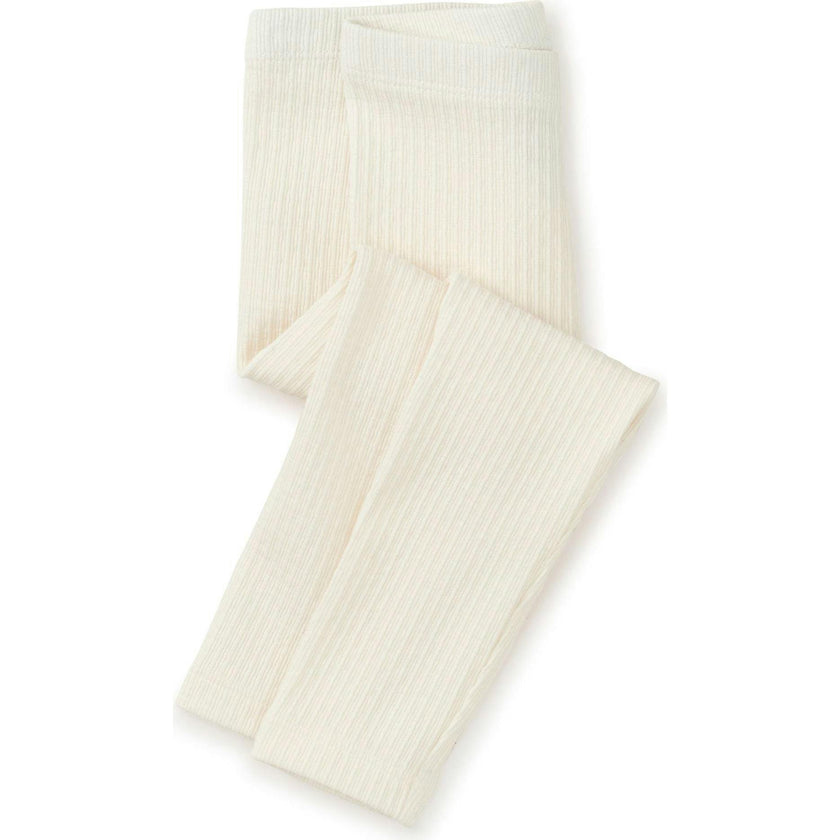 Pointelle Knit Stretch Leggings, White