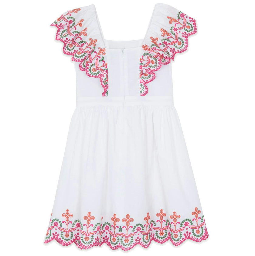 TARTINE ET CHOCOLAT Rio Embroidered Dress