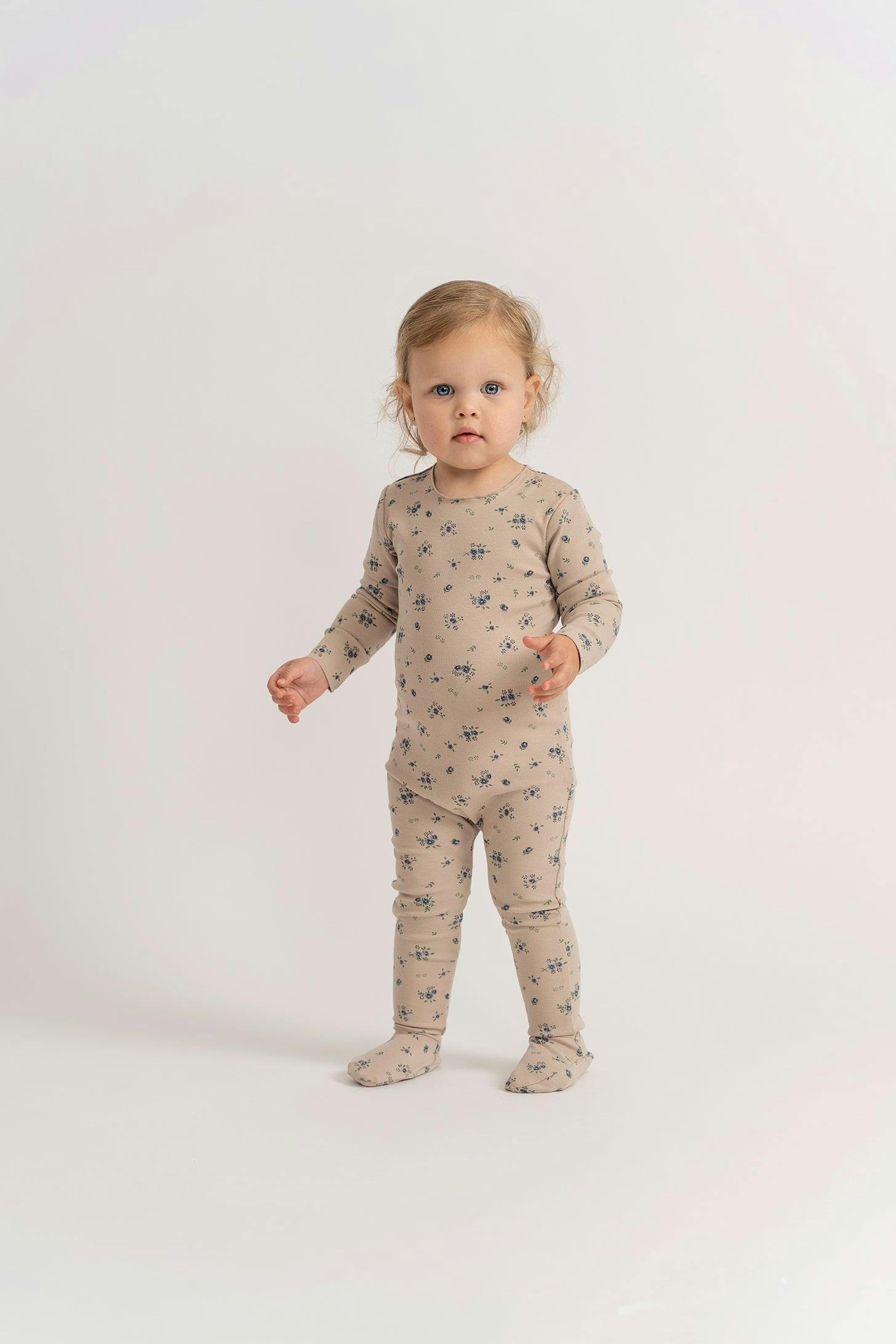 Floral Print Onesie